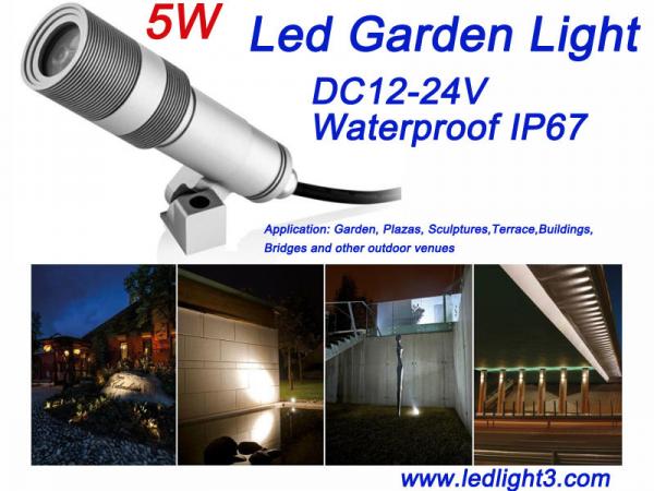 Quality 5W LED Lawn light CREE LED Chip outdoor lighting IP67 DC12-24V  for Garden, Plazas, Sculptures,Terrace, , Bridges for sale