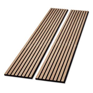 Wholesale Acoustic Wood Slat Wall Panels with Foam for Interior Wall Decor,Suitable for Living Room, Bedroom, Kitchen &amp; Offices from china suppliers