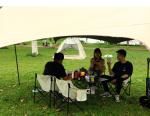 Butterfly Square Sun Canopy Outdoor Vinyl Camping Canopy Windproof Waterproof