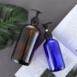Cobalt Blue Glass Trigger Spray Bottle 250ml 500ml 1000ml Glass Boston Lotion