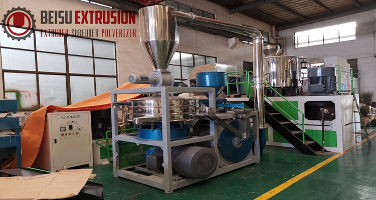 8mm Feeding Size 250-450kg/H Plastic Milling Machine