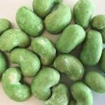 Good Taste Wasabi Coated Cashew Nut Snacks BRC / HACCP Certified Food Healthy
