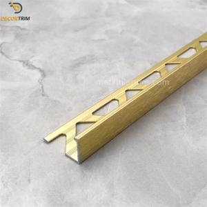 Wholesale 12.5mm*23mm Aluminium Tile Trim L Shape Edge Gold Color from china suppliers