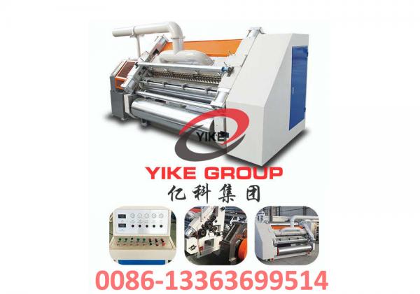 Quality Single Faced Corrugated Carton Machine 1400-1800mm Width Hard Chrome Material for sale