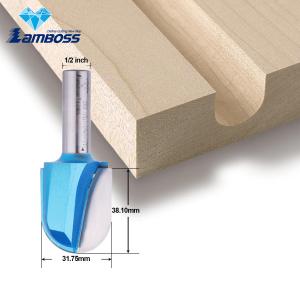 Wholesale Lamboss Round Nose Bit 6/8/12.7mm Deep Wood Round Carving Bits Round Milling Cutter from china suppliers