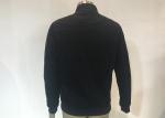 Navy Corduroy Mandarin Collar Mens Polyester Bomber Jacket Snow Mens Padded