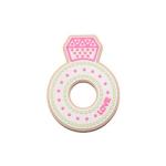 Cartoon Diamond Silicone Baby Teether , Non Toxic Silicone Teething Rings