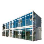 Zontop Modern Luxury Easy Assemble Steel Prefabricated 2 Story Frame 20ft 40 Ft
