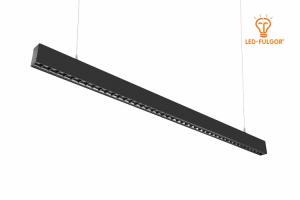 Wholesale Indoor Suspended Black Linear LED Light Modern Office from china suppliers