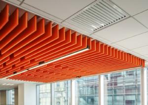 Wholesale Recycled Material Acoustic Ceiling Baffles Sound Absorbing Baffles 1200mm*330mm from china suppliers