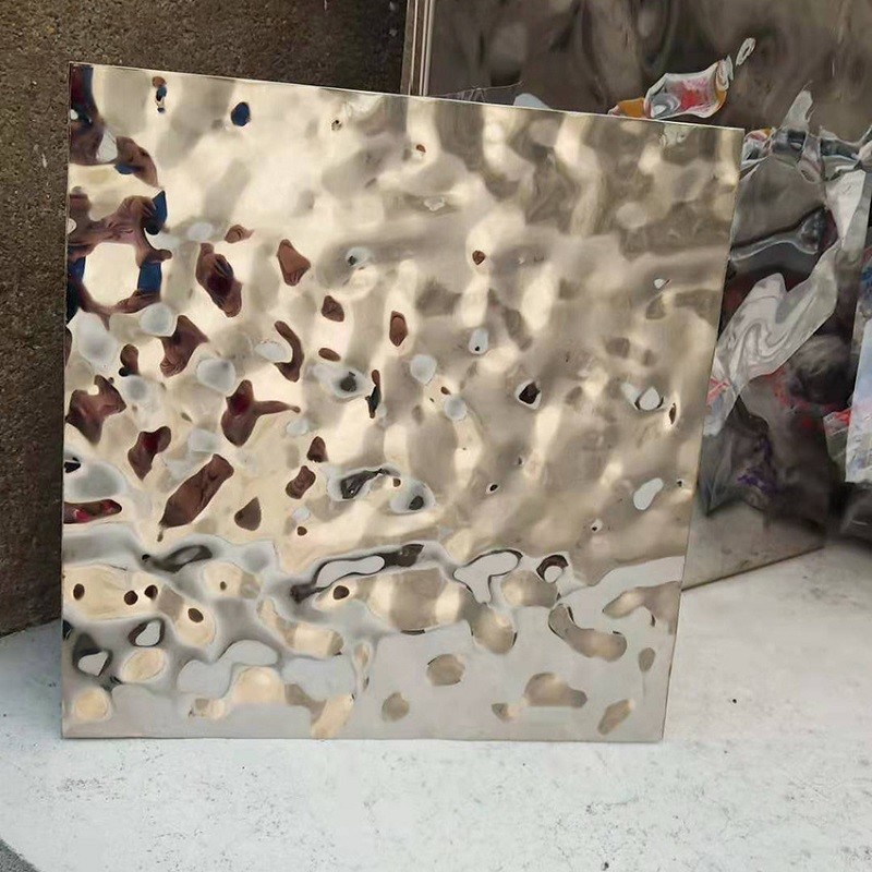 Water Ripple Stainless Steel Sheet 201 304 For Small / Middle / Big Water Ripple Finishing