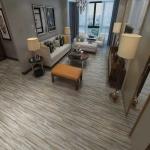 1.5mm To 5.0mm Thick Wood Grain Luxury Vinyl Tile LVT SPC PVC Vinyl Flooring