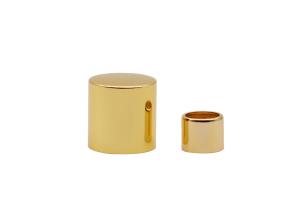 Wholesale Fea15 Perfume Sprayer Cap Cosmetic Aluminum Gold Lids High Sealed from china suppliers