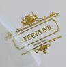 Buy cheap Custom Metallic Nickel Decal Labels 3d Transfer Sticker Embossed Metal Logo from wholesalers