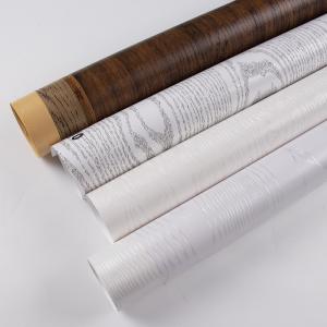 Wholesale Vinyl Wood Grain PVC Film Plastic Veneer Sheets from china suppliers