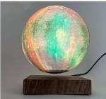 christmas gift promotion magnetic levitation platform starry moon lamp ,