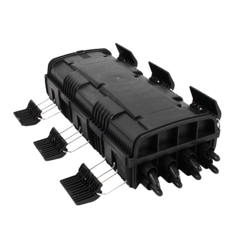 Optic Fiber Horizontal Type Optical FTTH Splice Closure For FTTx ISO Certified Supply