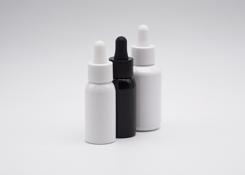 Plastic Ball Shaped 50ml Plastic Dropper Bottle 60ml Plastic Cylinder Essential Oil Bottle