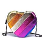 Fashion Heart Bags for Women Summer Trendy Designer Handbags in Exquisite PU