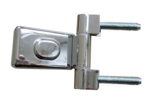 Wholesale 6-8mm Thick Aluminium Door Hinges Chrome Finish For 1000mm Width Glass Door from china suppliers