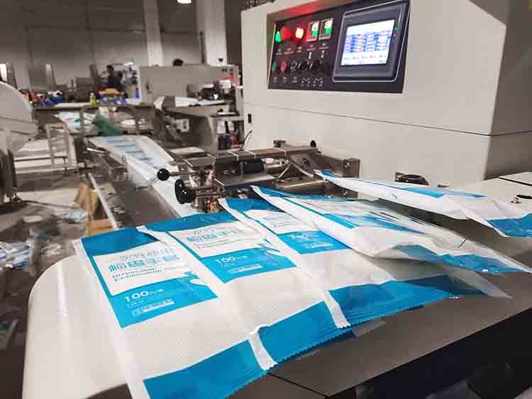 Servo Driven Glove Packing Machine Automatic 2.8KW Examination Glove Pack​​
