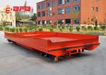 Heat Resistance Rail Transfer Trolley , Heavy Steel Motorized Rail Transfer Cart