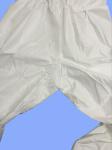 Disposable white micro porous coverall with hood,S-XXL,against dust and oil