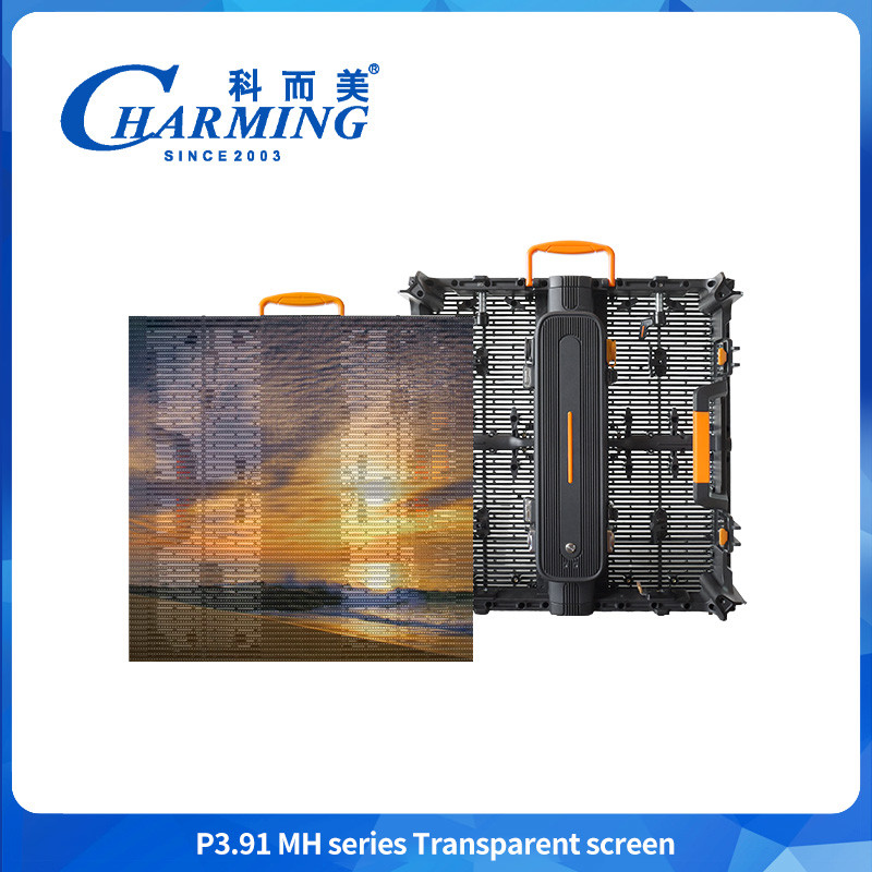Lightweight P7.8 Outdoor Glass Wall LED Video Screen For Outdoor Advertising