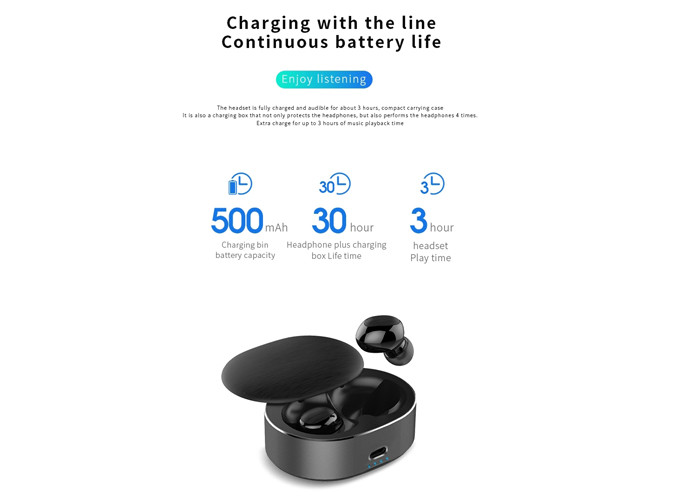 Customized Color Wireless Sports Headphones With Aluminum Ring Speaker