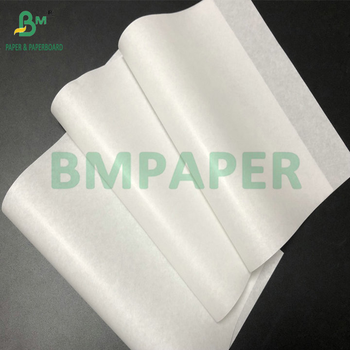 60gsm White MG Calendared Kraft Paper For Food Take Away Bags