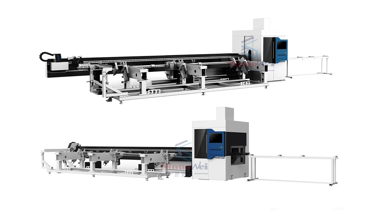 Circular / Square Tube Laser Cutting Machine with 2000W-3000W Power Range