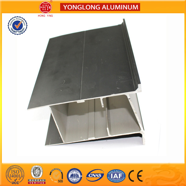 Powder Coated Aluminium Kitchen Profile Black / White For Decoration