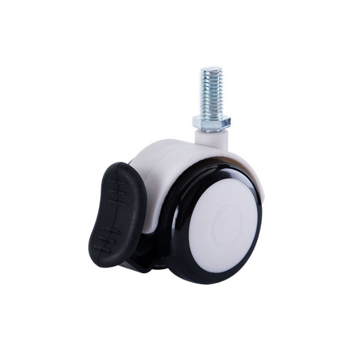 Durable Heavy Duty Trolley Wheels with Polished Chrome Finish - Industrial Grade