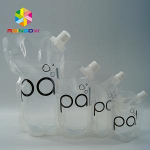 Wholesale Reusable Baby Food Stand Up Spout Pouch Packaging Clear Drink Stand Up Spout Pouch from china suppliers