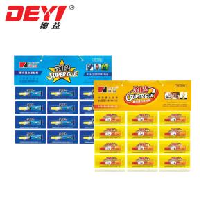 Wholesale Red Blue 502 Super Glue 15-20 Seconds Initial Cure Time 3g/Tube from china suppliers