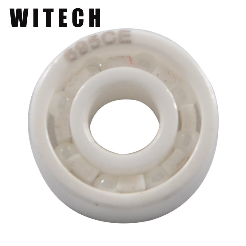 Single Row 695CE ZrO2 High Speed Ceramic Bearings