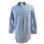 Cotton Ladies Casual Wear Summer Fashion Simple Tops Turn Down Collar Shirt
