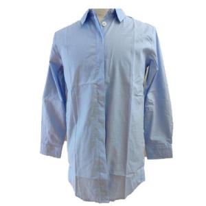 Wholesale Cotton Ladies Casual Wear Summer Fashion Simple Tops Turn Down Collar Shirt from china suppliers