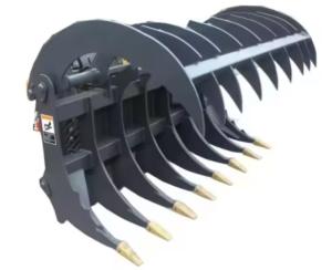 Wholesale Skid Steer Loader Accessories Grass Grapple Skid Steer Loader Attachment from china suppliers