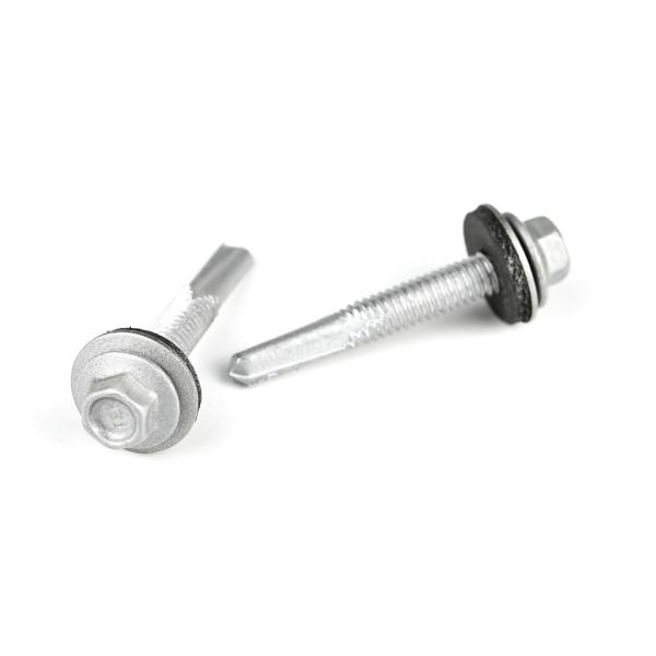 Ss304 Bimetal Drilling Screw DIN7504K Flange Hexagonal Self Drilling Self