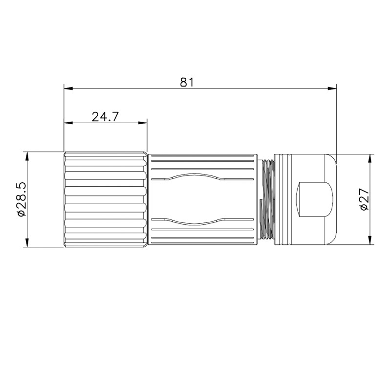 8 Core M23 Connector