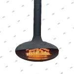 indoor hanging fireplace carbon steel suspended stove wood burning stove for