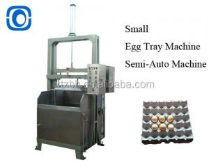 Wholesale Vacuum Suction Semi Automatic Egg Tray Machine , CE Certified Egg Packaging Machine from china suppliers