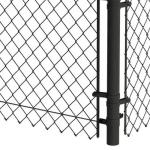 Wholesale Used 6ft Black Animal Weaving Chain Link Fence Poles 100 Meter Roll