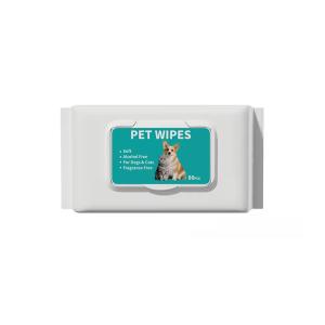 Wholesale OEM ODM Soft Pet Wet Wipes For Cleaning Dogs Paw Face Eye from china suppliers