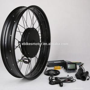 Wholesale Low pollution bicycle electric motor kit with battery for sale from china suppliers