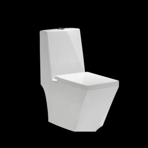 Wholesale Diamond Shape Conjoined Toilet Wc White Ceramic 680x375x830mm from china suppliers