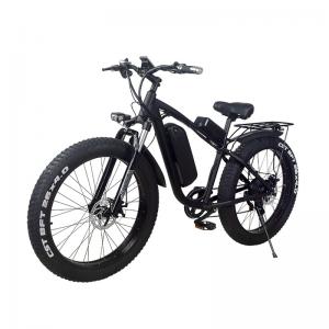 Wholesale Deluxe  Range 60-80km Big Tire Electric Bicycle 26 Inch Electric Mountain Bike from china suppliers