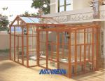 Aluminum Alloy Gable Roof Sunroom Solarium And Conservatory Glass Sunroom