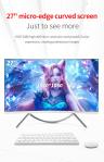 RAM 4G SSD 120G 27 Inch AIO PC INTEL Core I3 3120